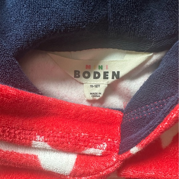 MINI BODEN 11-12yo terry coverup - Picture 2 of 2